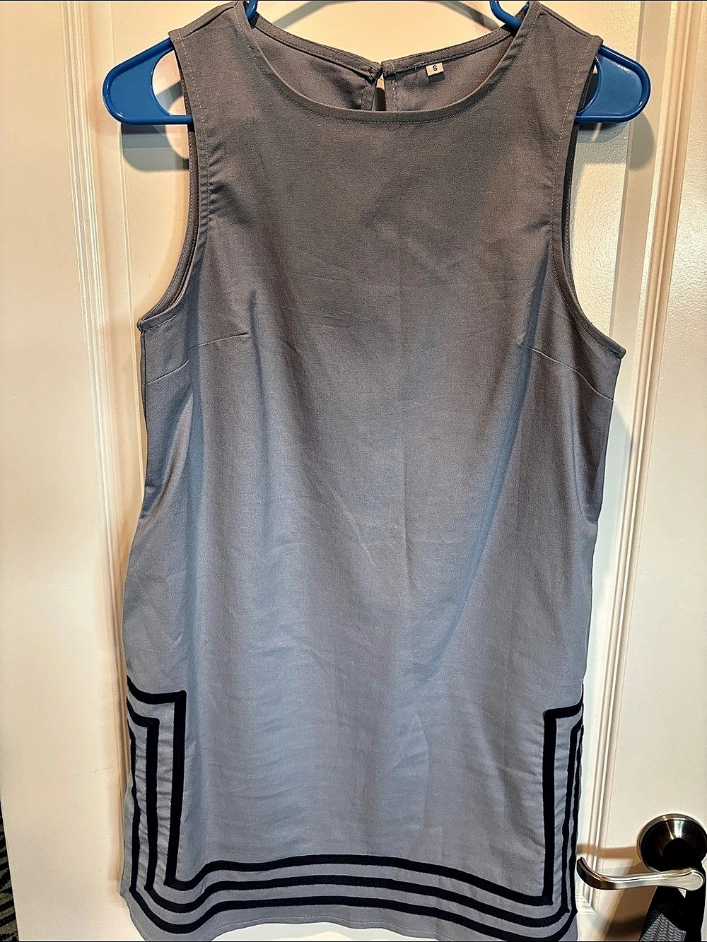 Sleeveless LinenMinidress